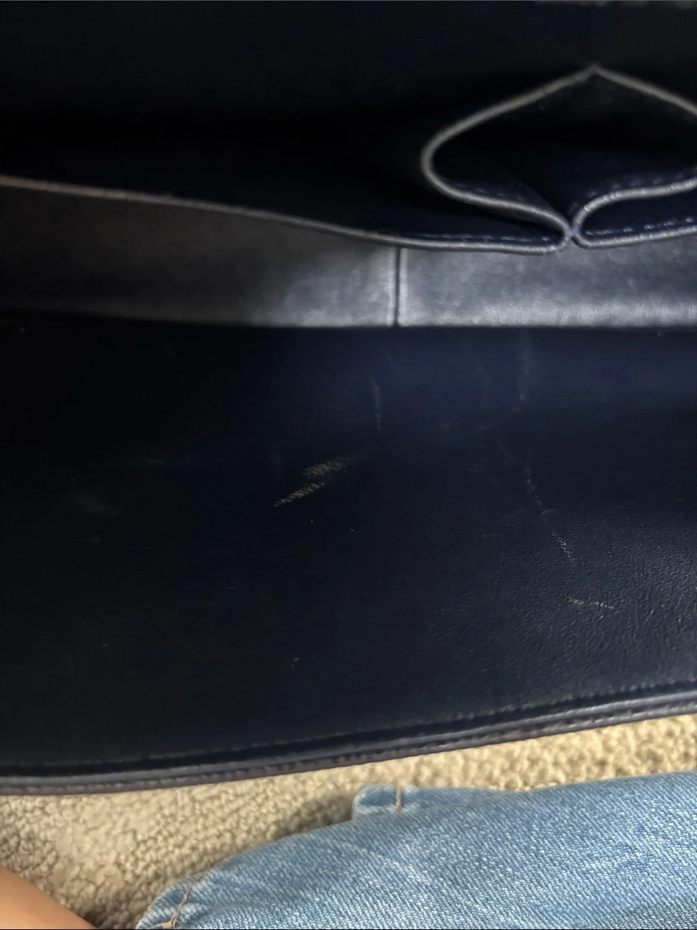 CHANEL Jumbo Navy Double Flap Caviar